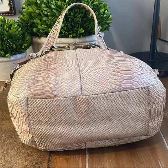 Coach XL Limited Edition Python Embossed Ergo in Camel/Tan - Picture 13 of 14